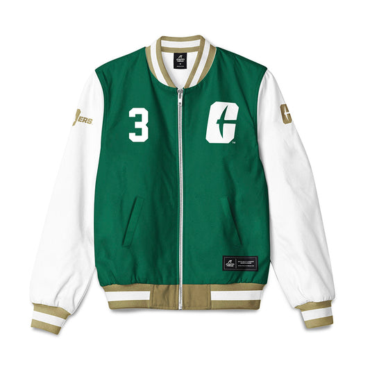 UNC Charlotte - NCAA Football : Logan Mauldin - Bomber Jacket-0