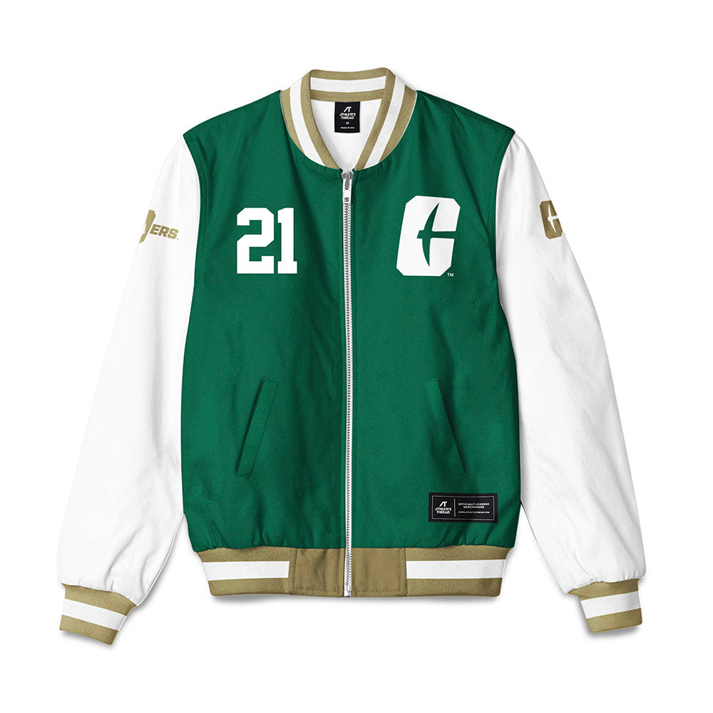 UNC Charlotte - NCAA Football : Maddox West - Bomber Jacket-0