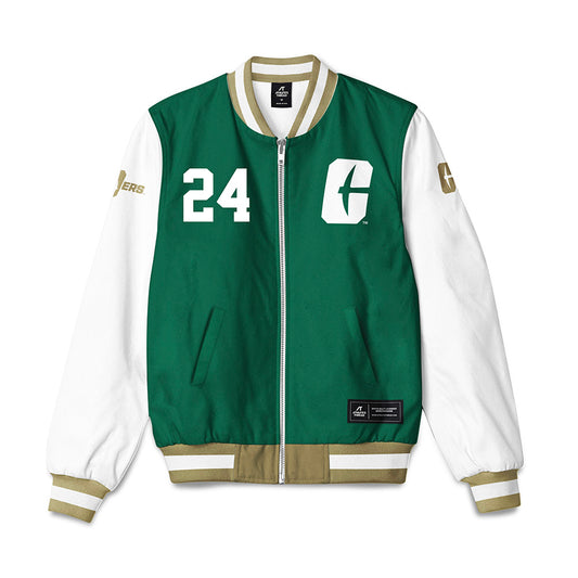 UNC Charlotte - NCAA Football : Josh Hines - Bomber Jacket-0