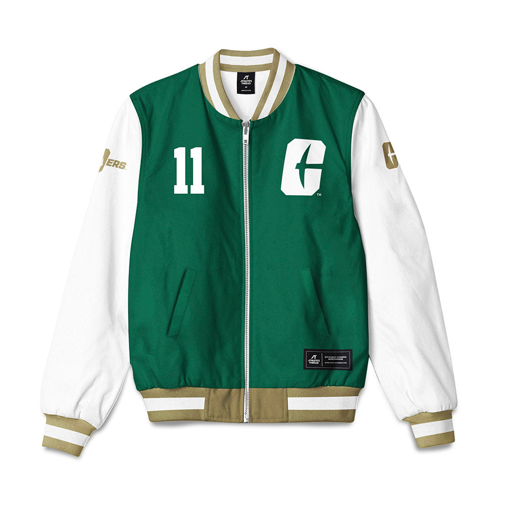 UNC Charlotte - NCAA Football : Kd Gibson - Bomber Jacket-0