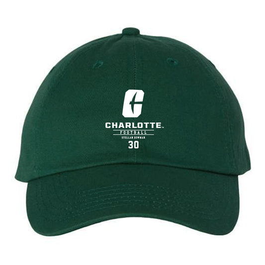 UNC Charlotte - NCAA Football : Stellan Bowman - Dad Hat-0