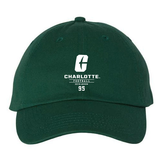 UNC Charlotte - NCAA Football : Devin Ancrum - Dad Hat-0