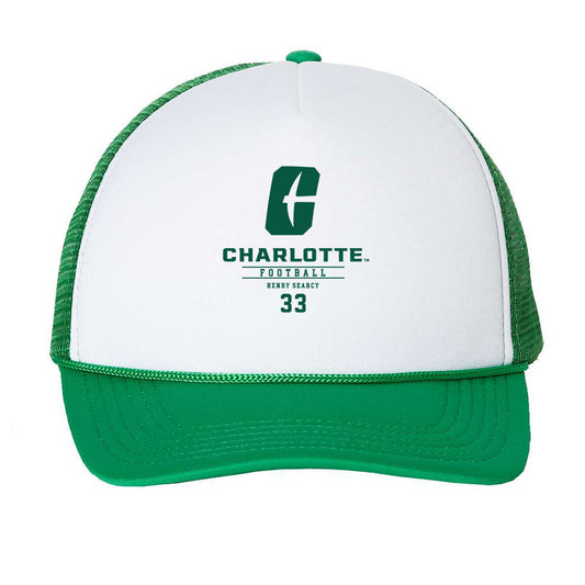 UNC Charlotte - NCAA Football : Henry Searcy - Trucker Hat-0