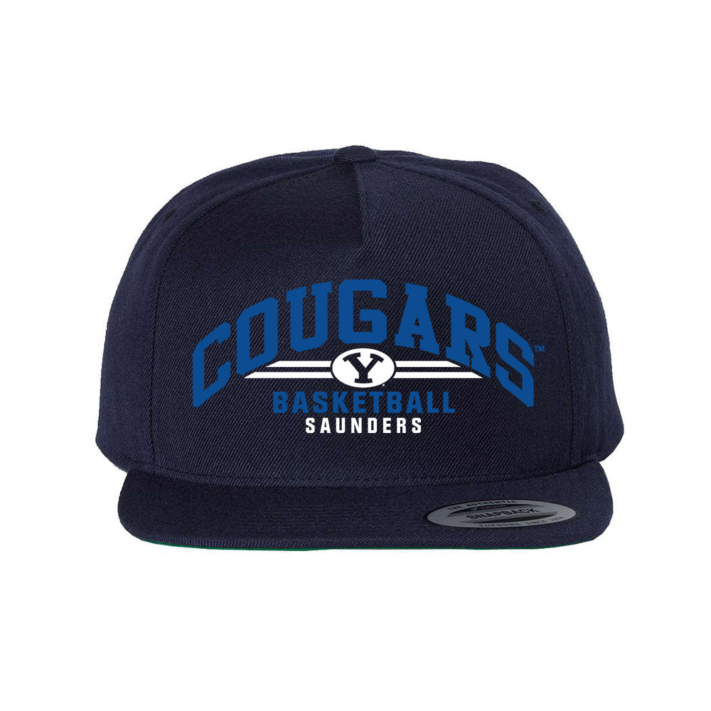BYU - NCAA Men's Basketball : Richie Saunders - Snapback Hat-0