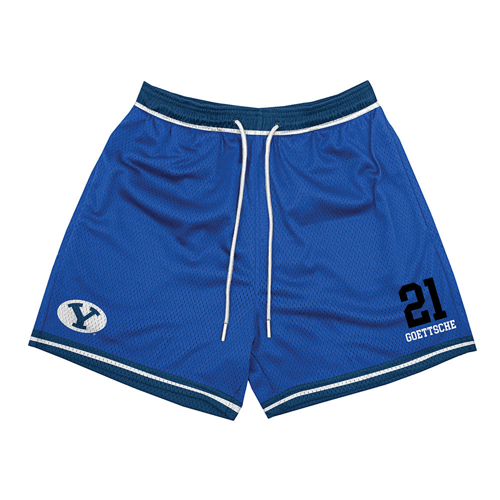 BYU - NCAA Women's Soccer : Mia Goettsche - Shorts-0