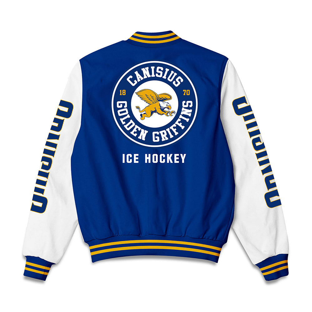 Canisius - NCAA Men's Ice Hockey : Hunter Andrew - Bomber Jacket-1