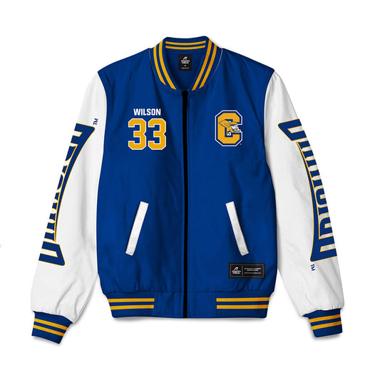 Canisius - NCAA Men's Basketball : Michael Wilson - Bomber Jacket-0