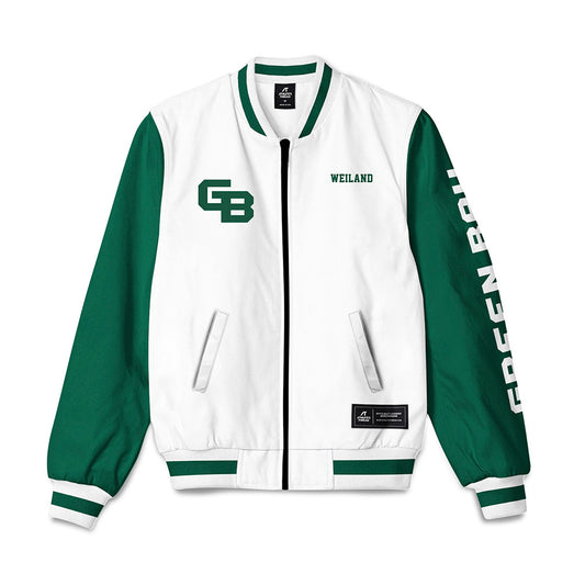 UW Green Bay - NCAA Men's Cross Country : Cameron Weiland - Bomber Jacket-0