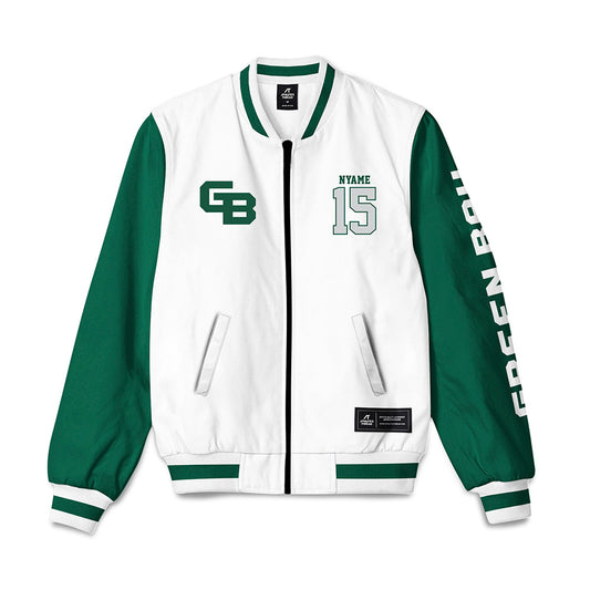 UW Green Bay - NCAA Men's Soccer : Dennis Nyame - Bomber Jacket