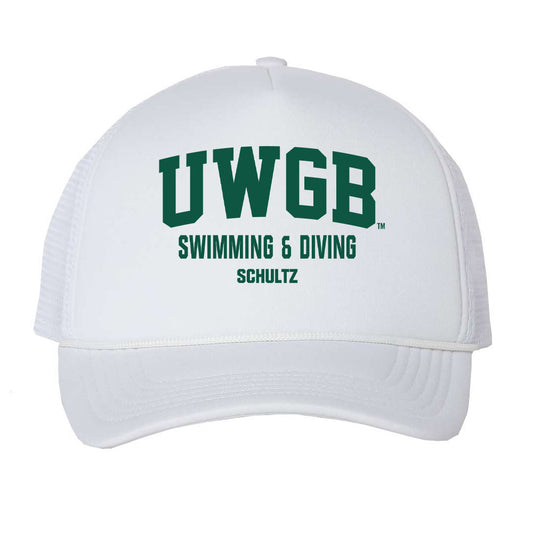 UW Green Bay - NCAA Women's Swimming & Diving : Ella Schultz - Trucker Hat-0