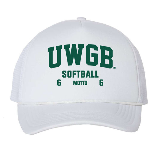 UW Green Bay - NCAA Softball : Giada Motto - Trucker Hat-0