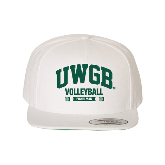 UW Green Bay - NCAA Women's Volleyball : Diane Pichelman - Snapback Hat-0