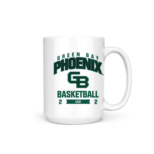 UW Green Bay - NCAA Women's Basketball : Kyrin Lile - Coffee Mug-0