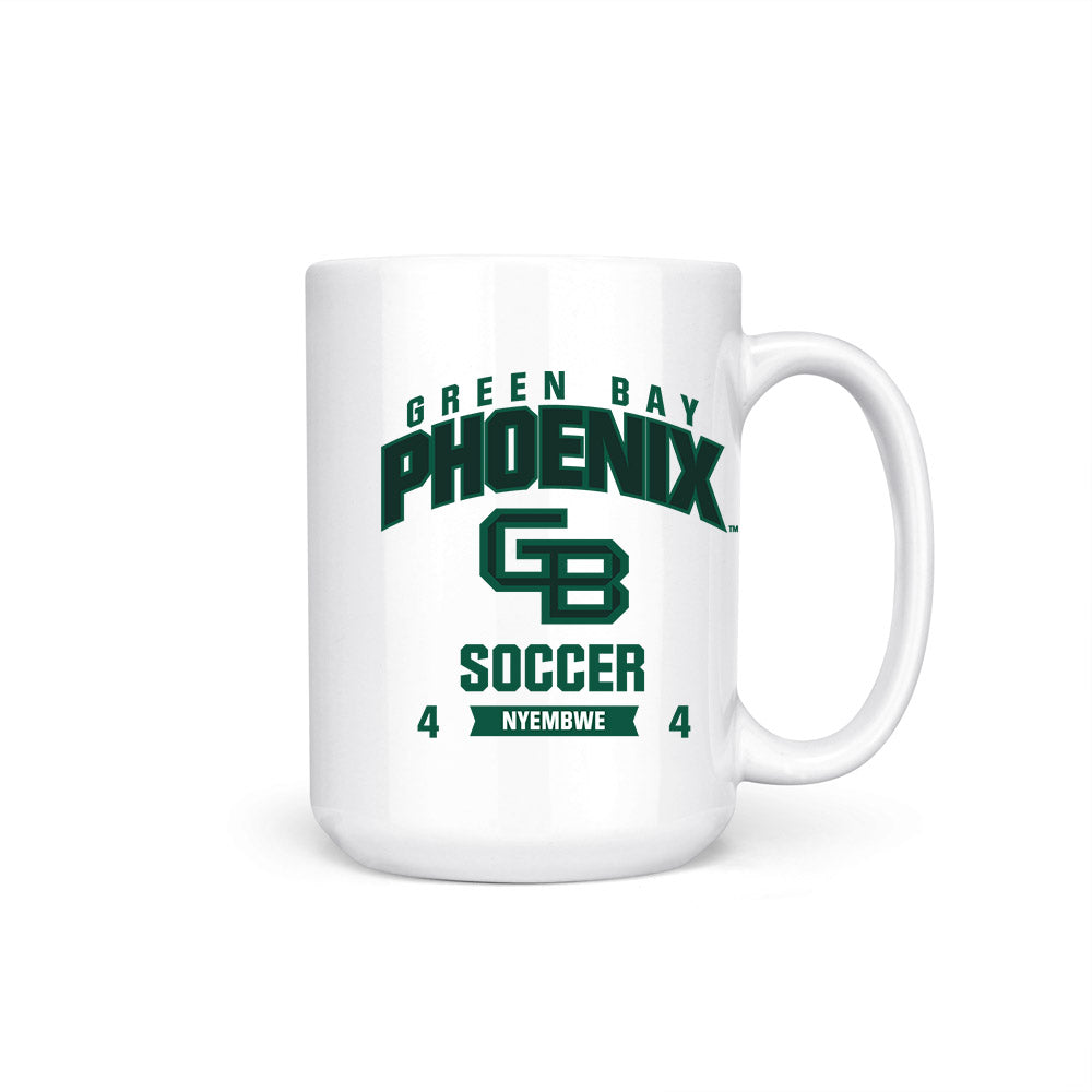 UW Green Bay - NCAA Men's Soccer : Rayme Nyembwe - Coffee Mug-0