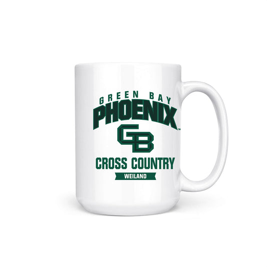 UW Green Bay - NCAA Men's Cross Country : Cameron Weiland - Coffee Mug-0