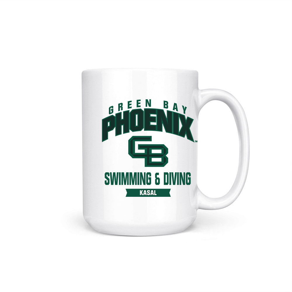 UW Green Bay - NCAA Men's Swimming & Diving : Max Kasal - Coffee Mug-0