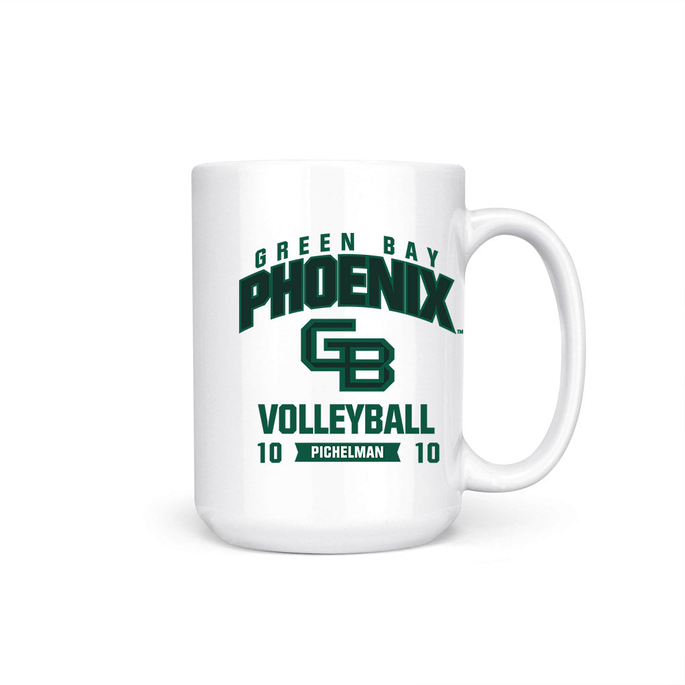 UW Green Bay - NCAA Women's Volleyball : Diane Pichelman - Coffee Mug-0