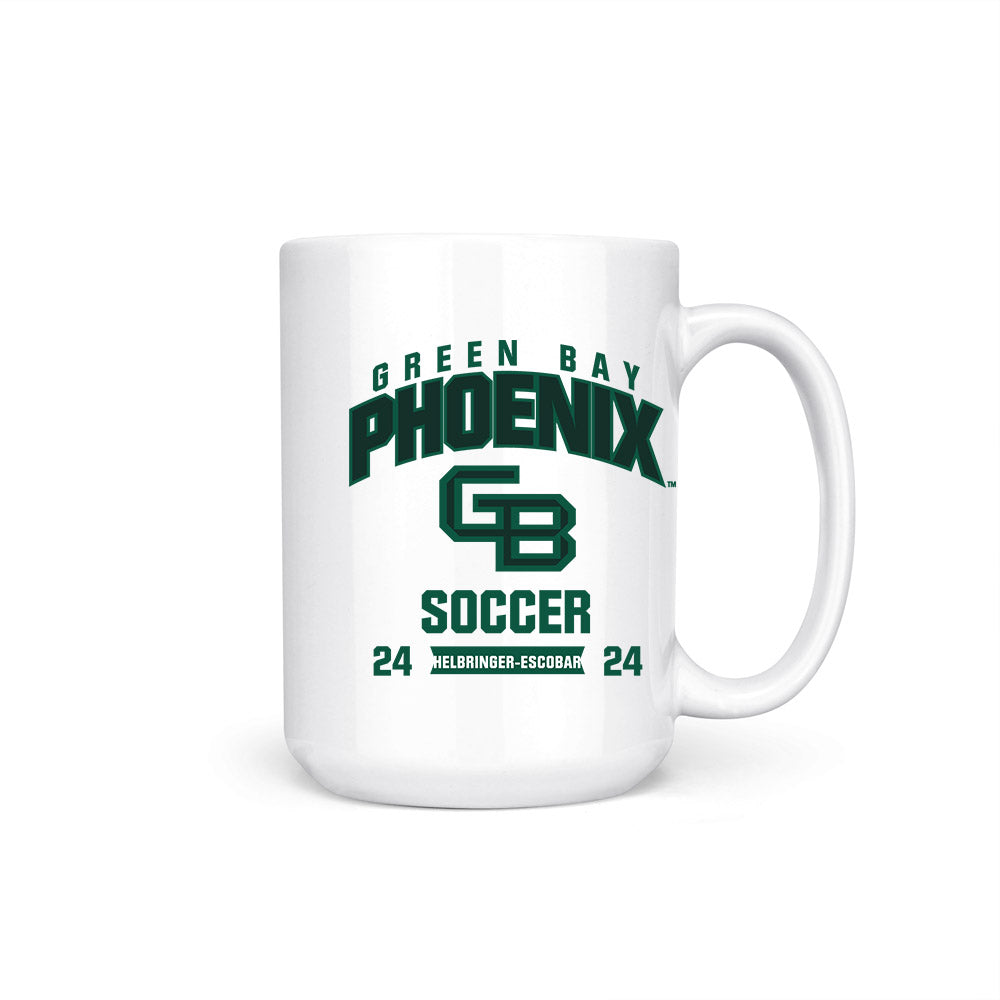UW Green Bay - NCAA Women's Soccer : Aixa Helbringer-Escobar - Coffee Mug-0