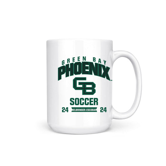 UW Green Bay - NCAA Women's Soccer : Aixa Helbringer-Escobar - Coffee Mug-0