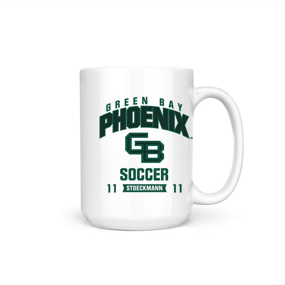 UW Green Bay - NCAA Women's Soccer : Becca Stoeckmann - Coffee Mug-0