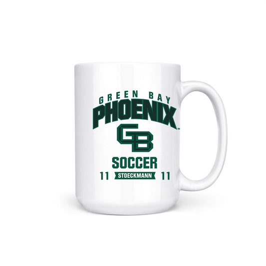 UW Green Bay - NCAA Women's Soccer : Becca Stoeckmann - Coffee Mug-0
