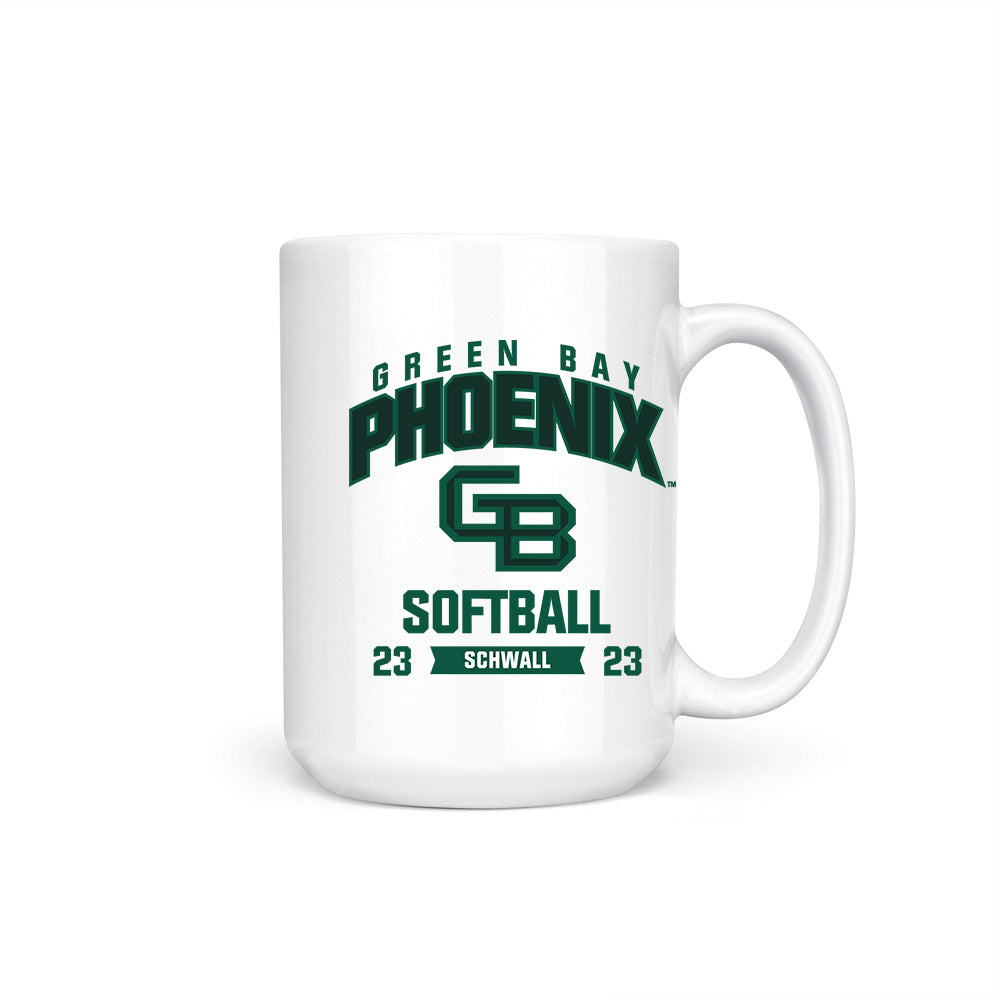 UW Green Bay - NCAA Softball : Brooke Schwall - Coffee Mug-0