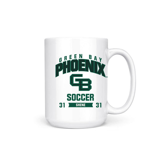 UW Green Bay - NCAA Men's Soccer : Carson Shene - Coffee Mug-0