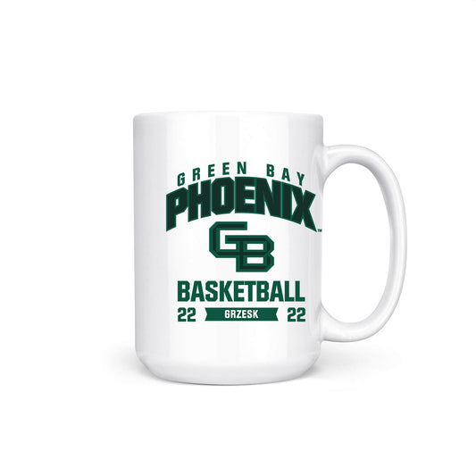 UW Green Bay - NCAA Women's Basketball : Gracie Grzesk - Coffee Mug-0