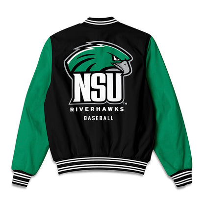 Northeastern State - NCAA Baseball : Cameron Carter - Bomber Jacket-1
