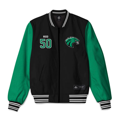 Northeastern State - NCAA Football : Denzel Reed - Bomber Jacket-0