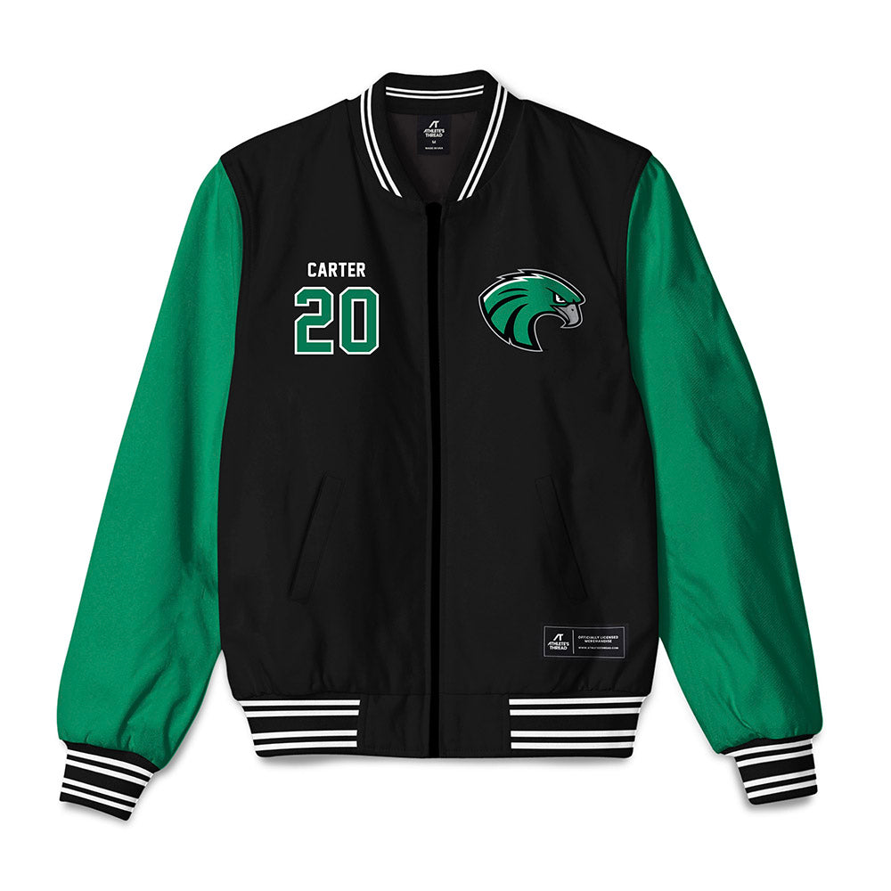 Northeastern State - NCAA Baseball : Cameron Carter - Bomber Jacket-0