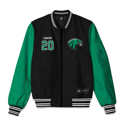Northeastern State - NCAA Baseball : Cameron Carter - Bomber Jacket-0