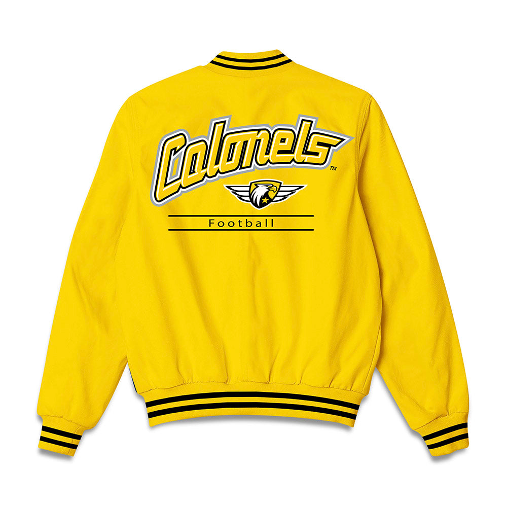 Centre College - NCAA Football : Walker Sims - Bomber Jacket-1