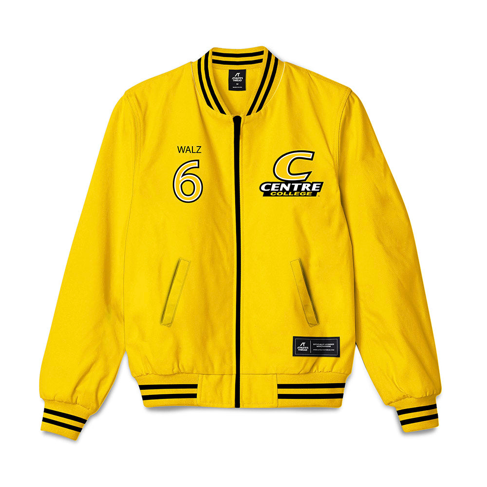 Centre College - NCAA Women's Soccer : Annie Walz - Bomber Jacket-0