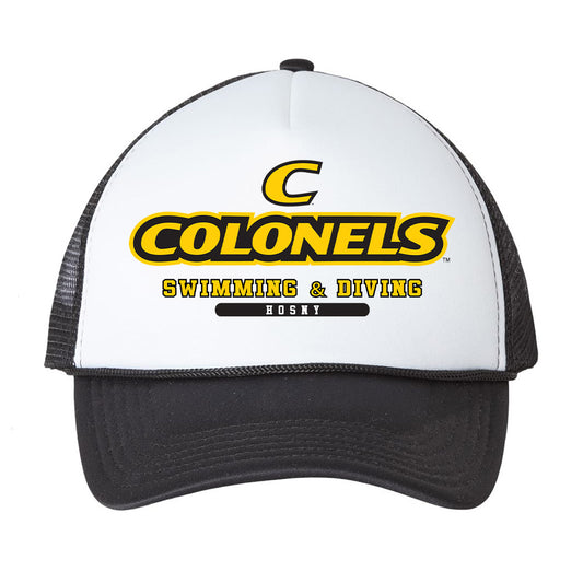 Centre College - NCAA Men's Swimming & Diving : Hamza Hosny - Trucker Hat-0