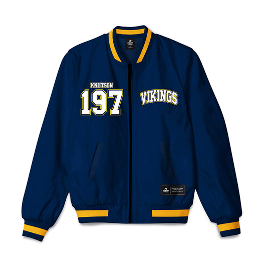 AU - NCAA Wrestling : Lane Knutson - Bomber Jacket-0