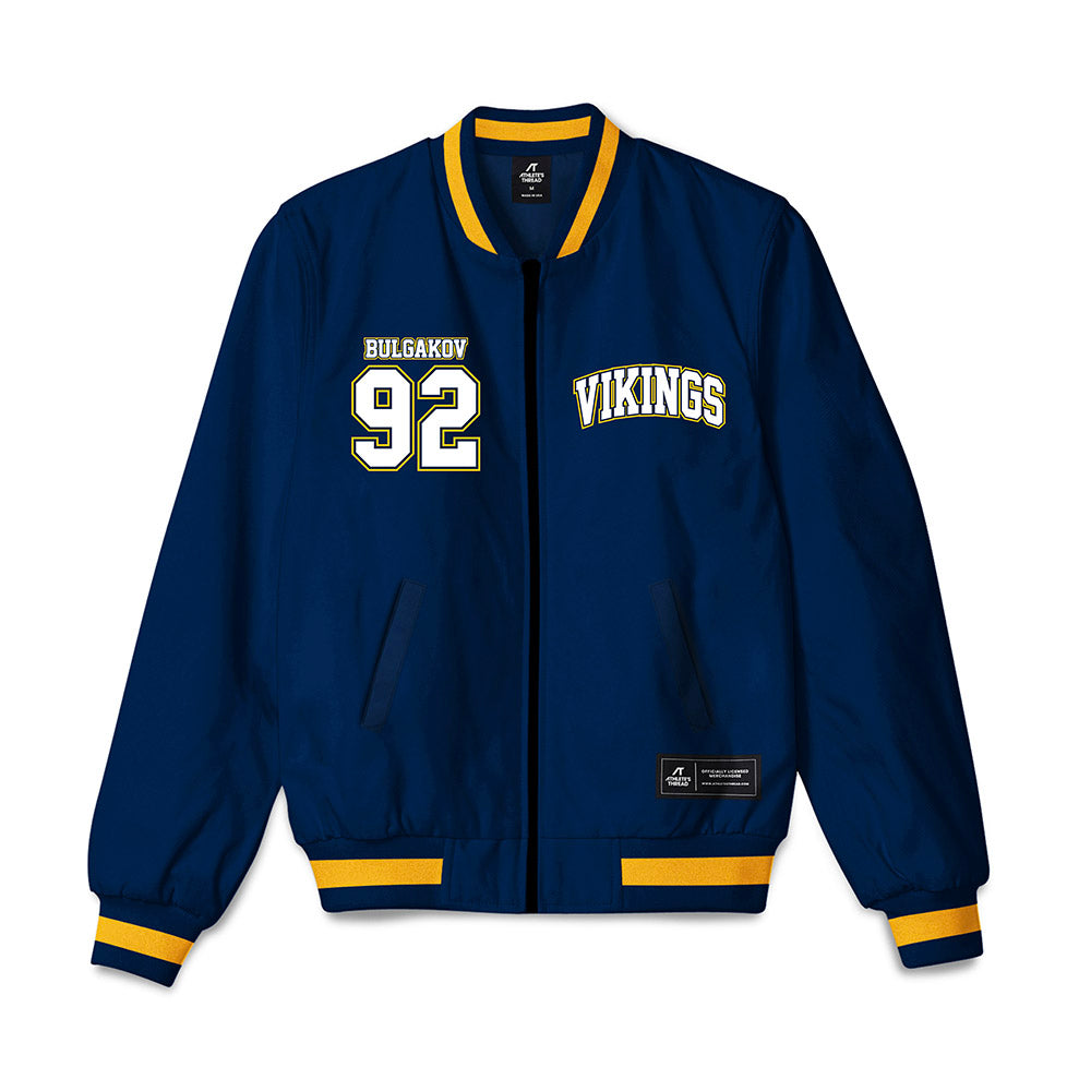 AU - NCAA Men's Ice Hockey : Leonid Bulgakov - Bomber Jacket-0