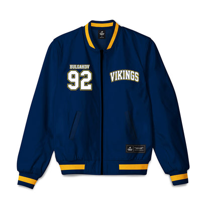 AU - NCAA Men's Ice Hockey : Leonid Bulgakov - Bomber Jacket-0