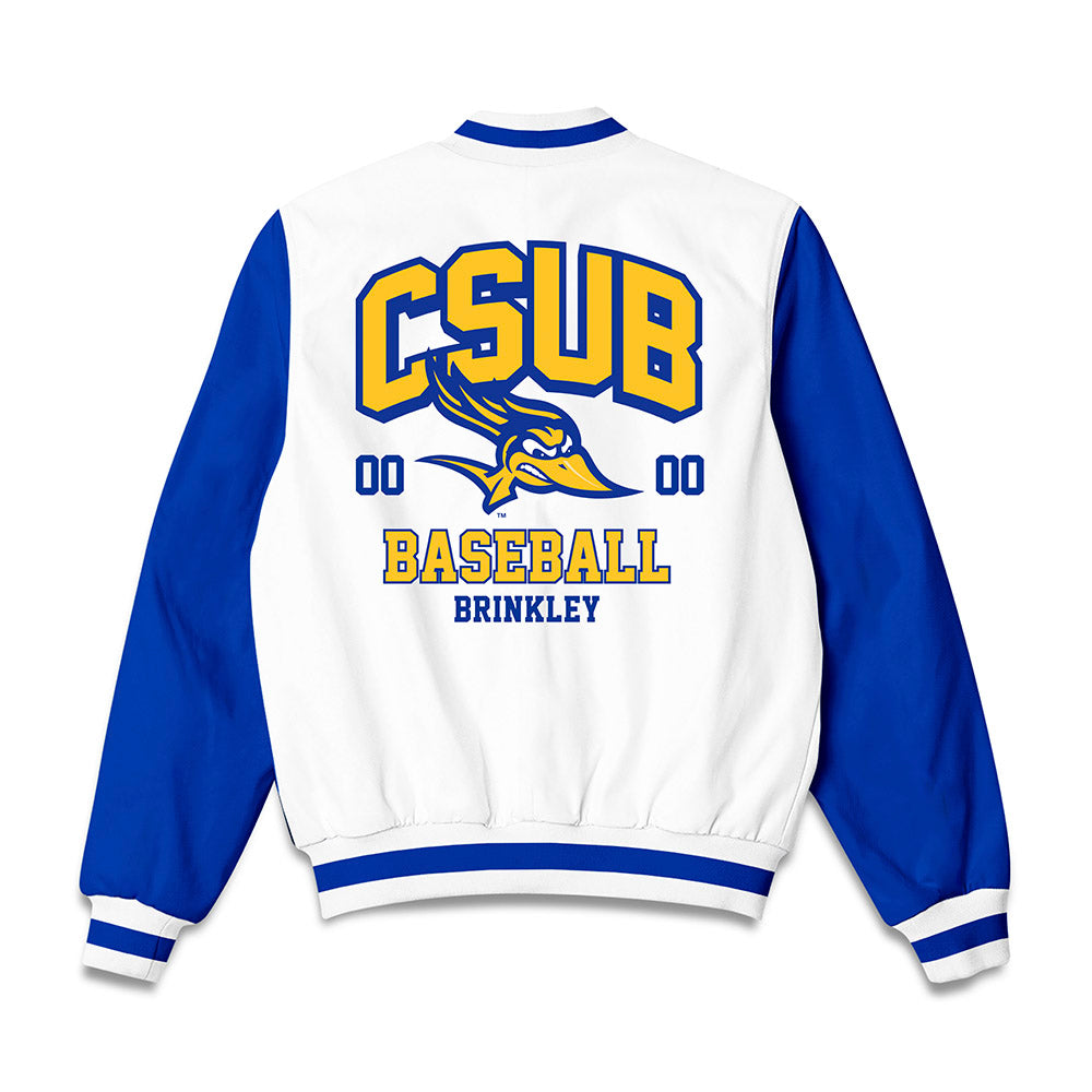 CSU Bakersfield - NCAA Baseball : Deakin Brinkley - Bomber Jacket-1