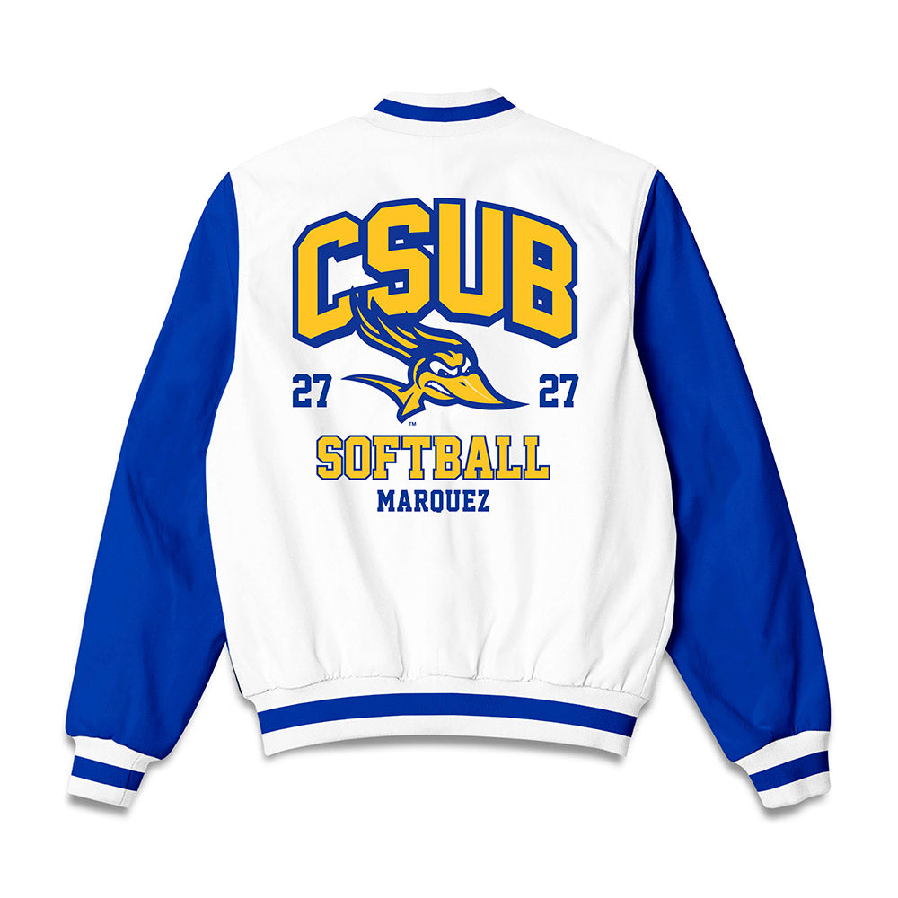 CSU Bakersfield - NCAA Softball : Madison Marquez - Bomber Jacket-1
