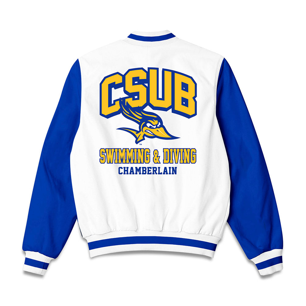CSU Bakersfield - NCAA Men's Swimming & Diving : Justin Chamberlain - Bomber Jacket
