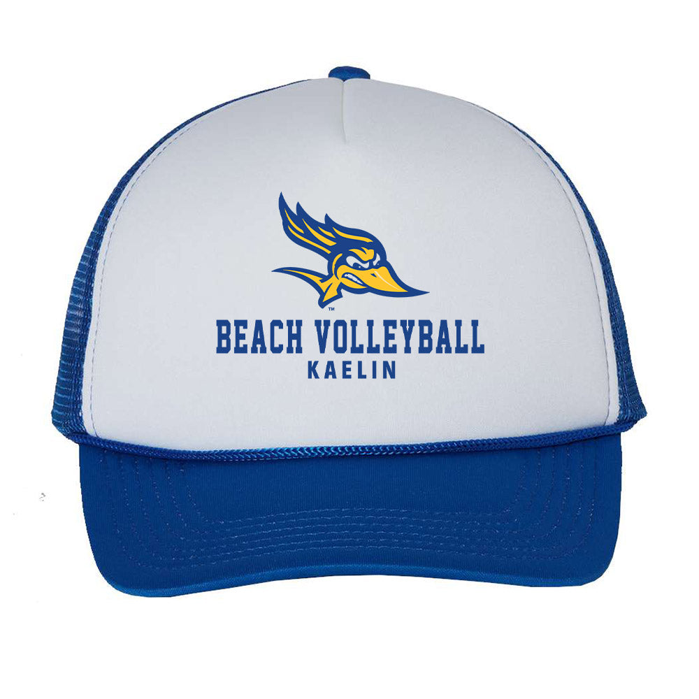 CSU Bakersfield - NCAA Beach Volleyball : Kendall Kaelin - Trucker Hat-0