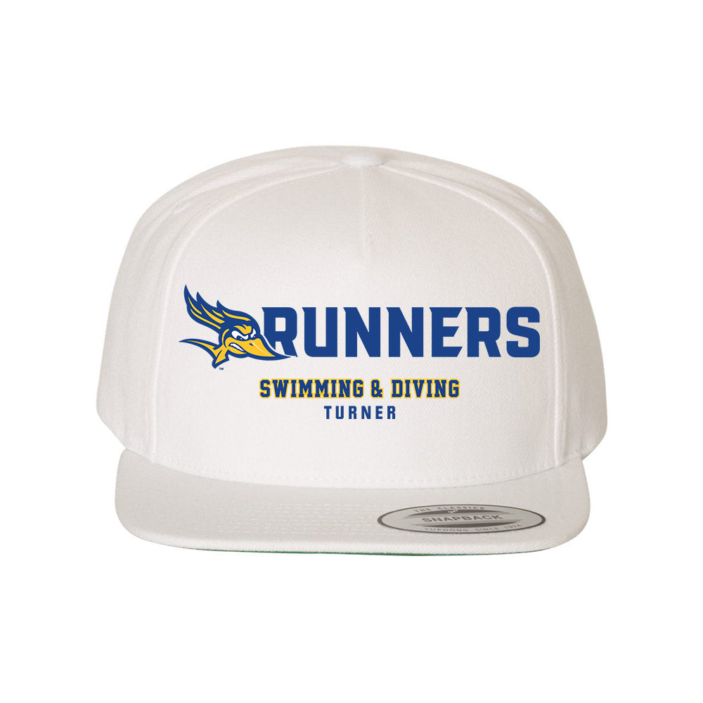CSU Bakersfield - NCAA Men's Swimming & Diving : Roshi Turner - Snapback Hat-0