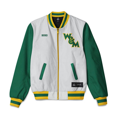 William & Mary - NCAA Women's Gymnastics : Samantha Burd - Bomber Jacket-0