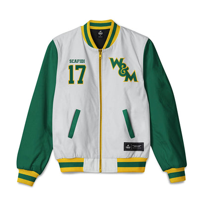 William & Mary - NCAA Baseball : Witt Scafidi - Bomber Jacket-0