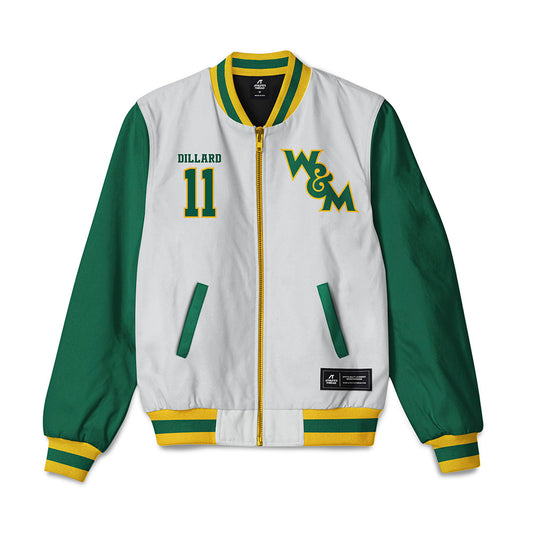William & Mary - NCAA Football : Xavier Dillard - Bomber Jacket-0