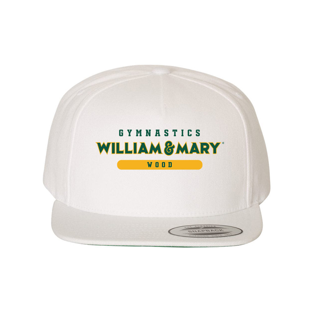 William & Mary - NCAA Women's Gymnastics : Sally Wood - Snapback Hat-0