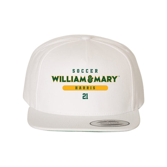 William & Mary - NCAA Men's Soccer : Beckham Harris - Snapback Hat-0