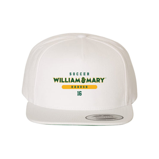 William & Mary - NCAA Men's Soccer : Evan Rabush - Snapback Hat
