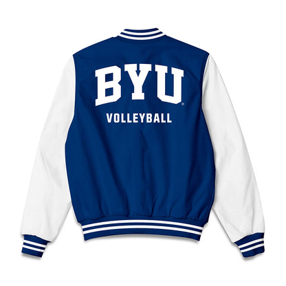 BYU - NCAA Men's Volleyball : Corbin Batista - Bomber Jacket-1